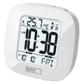 Clock, Calendar & Temperature, White