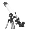 Телескоп 70/700, Поисковик 5 x 24 высота штатива 125см Белый