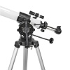 Телескоп 70/700, Поисковик 5 x 24 высота штатива 125см Белый