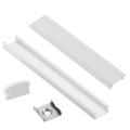 Set 2m profile on the surface, frosted "glass" for LED strip White