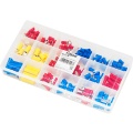 Set 175pc wire terminal kit Red Blue Yellow