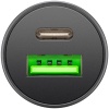 Быстрая автомобильная зарядка USB-A QC3.0 USB-C PD12-24V 3A 30W