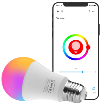 Sonoff smart RGB and W / WW LED lamp 9W