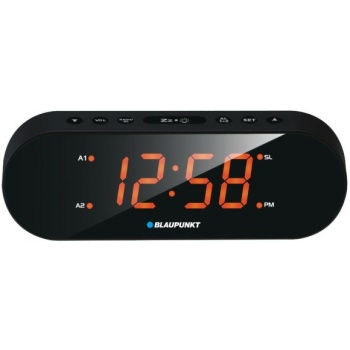 Fm radio, Digital alarm clock Orange