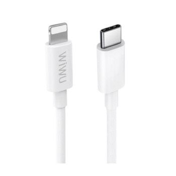 USB-C - Apple Lightning кабель 1.2м, 3A 20W Белый