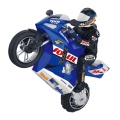 Balancing three-wheeled motorcycle 1:6 with remote control blue-black-white