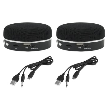 Bluetooth speakers 2pcs set BT720TWS 5W 85mm FM-raadio, micro SD