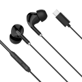 Earphones with microphone USB-C K&M Black