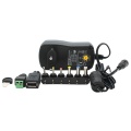 Power supply SMPS 3/4.5/5/6/7.5/9/12V 1A 12W 8 plugs