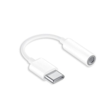 USB C pistik - 3.5mm audio pesa üleminek digital adapter Well Valge
