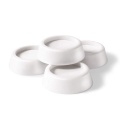 Antivibration pads for the washing machine 4pcs White