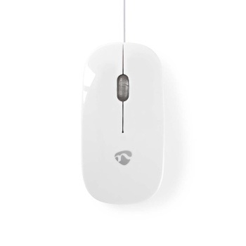 Мышь для компьютера 3 кнопки 1000dpi Белая