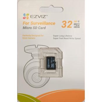 Карта памяти 32GB Micro SD для Ezviz камер