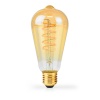 LED lamp E27 ST64 230VAC 3.8W 250lm 2100K spiraalniit
