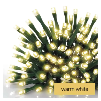 Jõuluvalgustus 8m 80-LED soe valge, juhe 5m 230VAC IP44
