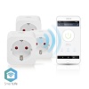 Smartlife Smart Plug | Wi-fi | 3680 W | Type F (cee 7/3) | 3tk komplektis