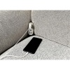 Удлинитель диванный 1xEURO 2xUSB-A 2.1A серый 3м
