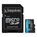 Карта памяти 64GB Micro SDXC U3 V30 Kingston Canvas Go Plus