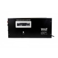 UPS for heating 1600W with 12V external battery black on the wall