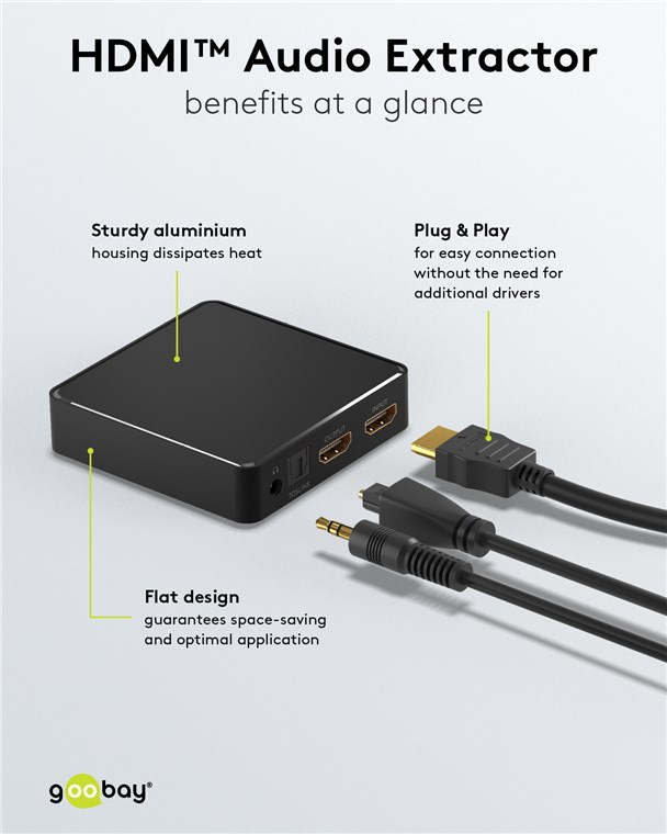 HDMI 1.4 audio extractor HDMI Toslink 3.5mm ARC - Oomipood