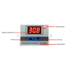Термостат SPST нагрев/охлаждение -50..+110C 250VAC 1500W