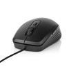 Mouse with 6 buttons up to 3600dpi USB black, for right-handed people