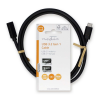 Удлинительный кабель USB-C, медный кабель, 1 м, 5 Гбит/с