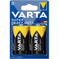 Battery 2 pcs in a pack D R20 baby 1.5V Varta Super Heavy Duty