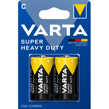 Battery 2 pcs in a pack C R14 baby 1.5V Varta Super Heavy Duty