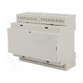 Enclosure, for din rail mounting, x:106.25mm, y:90.2mm, z:57