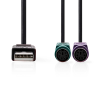 USB A pist-2xPS/2F CMP-USBADAP2 Hiir, Klaviatuur