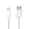 USB 2.0 - Apple Lightning кабель 1m, белый MFI