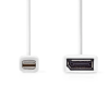 Mini Displayport pistik - Displayport pesa adapterkaabel 1.2