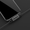 Адаптер iPhone Lightning 1 штекер - 2 разъём, черный Baseus