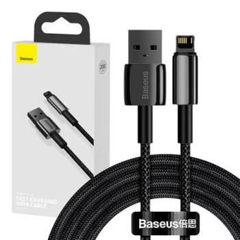 USB A 2.0 — Apple Lightning кабель 2м 5В 2.4А черный Baseus