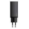 Быстрая USB зарядка Baseus GaN2 Lite USB-C USB-A 65W черный