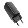 Быстрая USB зарядка Baseus GaN2 Lite USB-C USB-A 65W черный