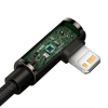 USB-C Apple Lightning angled cable 2m 20W Baseus Legend black
