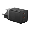 Wall Charger Baseus 40W 2x USB-C black