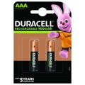Rechargeable batteries, 2pc, 1.2V 900mAh AAA R3, Duracell