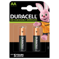 Rechargeable batteries, 2pc, Ni-Mh 1.2V 2500mAh AA R6 Duracell