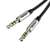 Cable with 3.5mm stereo plugs 1.5m Baseus Yiven M30 black