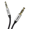 Cable with 3.5mm stereo plugs 1.5m Baseus Yiven M30 black