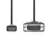 HDMI 19P pistik-DVI-D pistik 2m video kaabel