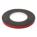 Double-sided foam tape black 10mm width 1mm thickness 10m