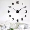 DIY wall clock 60-130cm black 1xAA not included