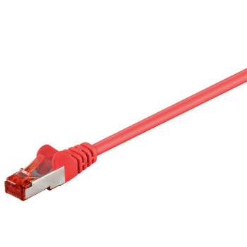 Patch cable 0.5m CAT6 Cu S/FTP 250MHz LSZH red