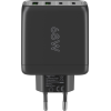 USB зарядное устройство 68W 2xUSB-A 30W 2xUSB-C 65W QC3 PD, черный