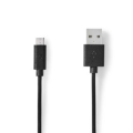USB Cable USB 2.0 | USB-A Male | USB Micro-B Male |2m | black