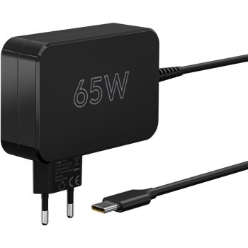 Charger for laptop USB-C 65W black cable 1.8m
